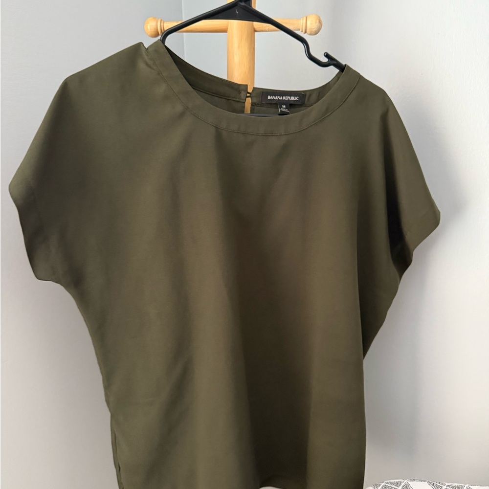 Banana Republic Khaki Women's Blouse